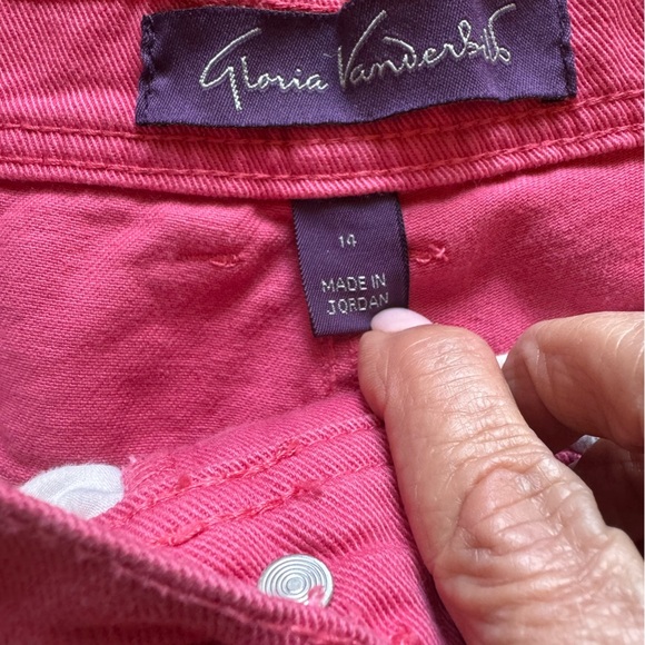 Gloria Vanderbilt Women's Pink Jeans - Picture 8 of 9